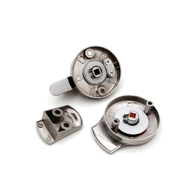 Factory HPL Toilet Cubicle Partition Zinc Alloy Indicator Latch Turn Door Locks for Public WC Cubicles