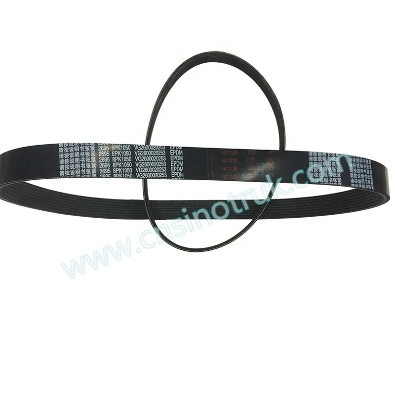 【VAKT.】　BELT W Truck Parts V-Belt Ribbed 8pk1023 612600061405 EPDM for Wp10