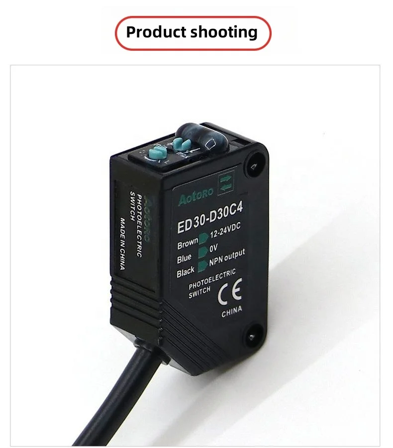 Factory Directly ED30-R3C4 Photoelectric Sensor Switch New Original Box Photoelectric Sensor Reflector Photo Sensor Switch