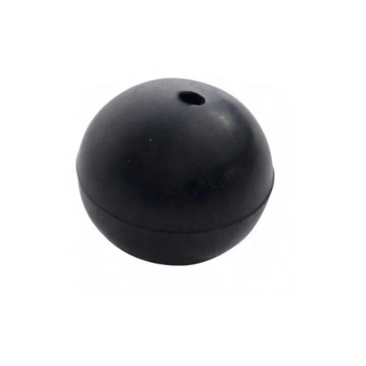 Certified Custom High Density Round Solid Silicone Rubber Ball With Hole