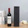 Noir (carton noir) ; double bouteille 35x18x9cm