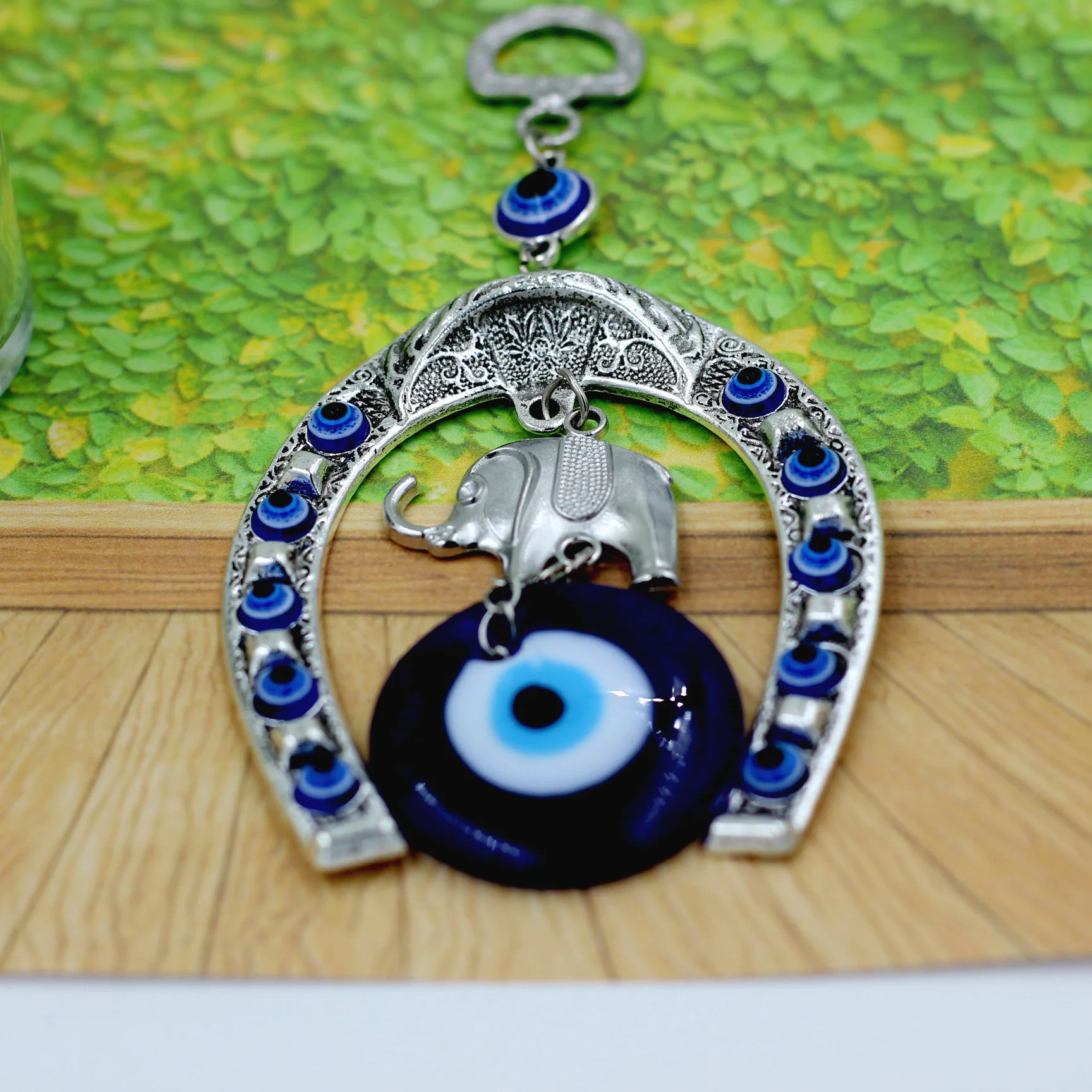 Pendentif œil Turc Bleu Avec Arbre De Vie - Décoration Murale élégante Pour Maison Et Voiture - Protection Et Style