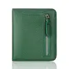 Natural leather-Dark Green