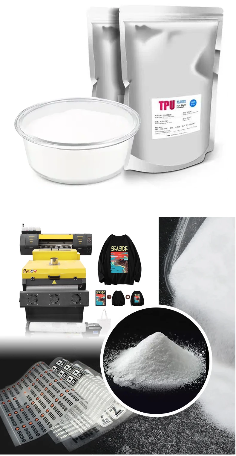 Hot Sale High Adhesive DTF Hot Melt Powder for DTF Transfer Film ...
