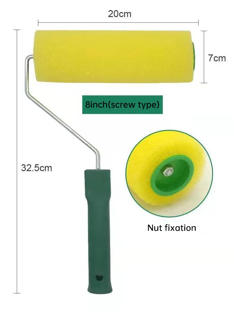 Sponge Dragging Putty Painting Wall Paint Tools Flower Linen Effect Foam  Polyester Texture Pattern Roller, image size:782x1043