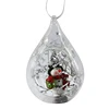 Ornamento di vetro personalizzato a tema natalizio 4