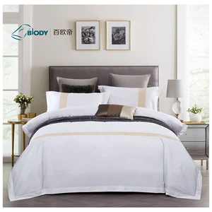 Luxury 100% Cotton Duvet Cover Bedding Set Twill Woven with Printed Pattern Mattress Comforter Bed Sets