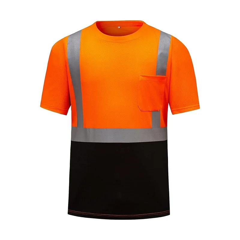 Safety First: High-Visibility T-Shirts for Men's Workwear