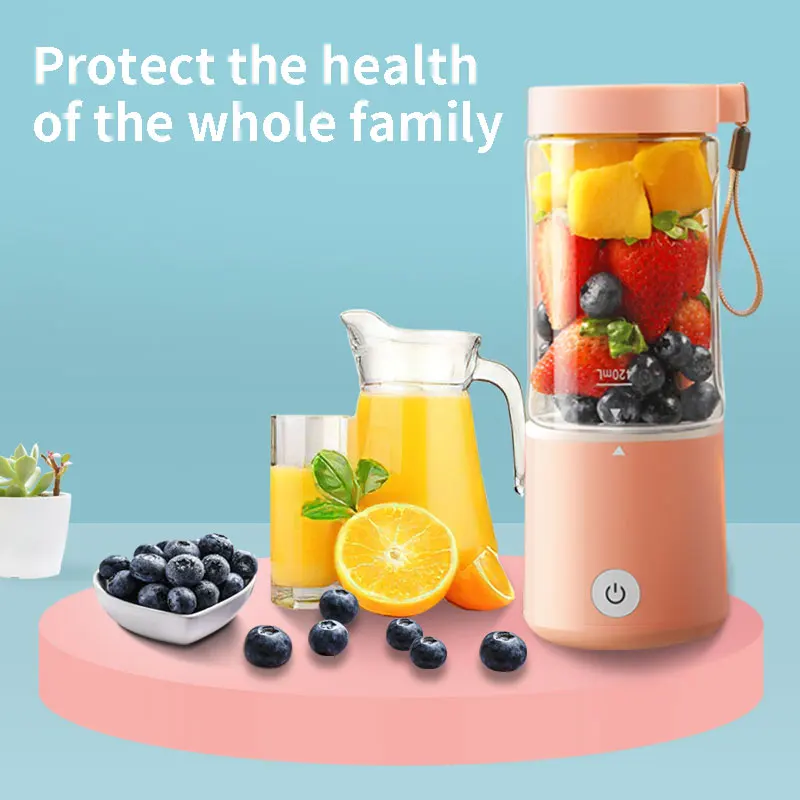 Mini Small OEM Wholesale Colorful Fruit Smoothie Personal Baby Food Sports USB Portable Mixer Rechargeable Blender