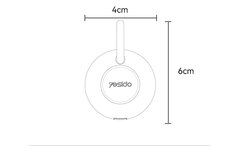 Yesido Precise Global Positioning Built-in Buzzer Long Standby Time Global Find Locator EC14