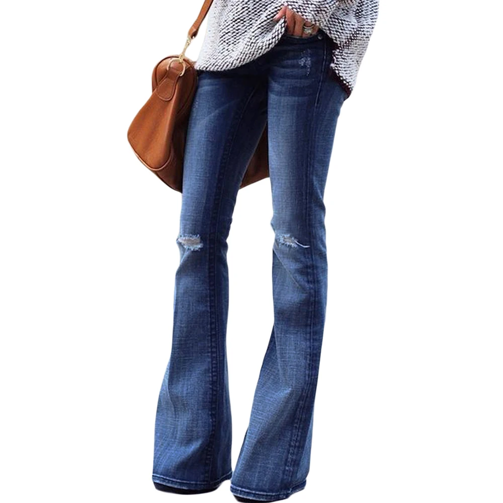 Клешеные джинсы женские с чем носить