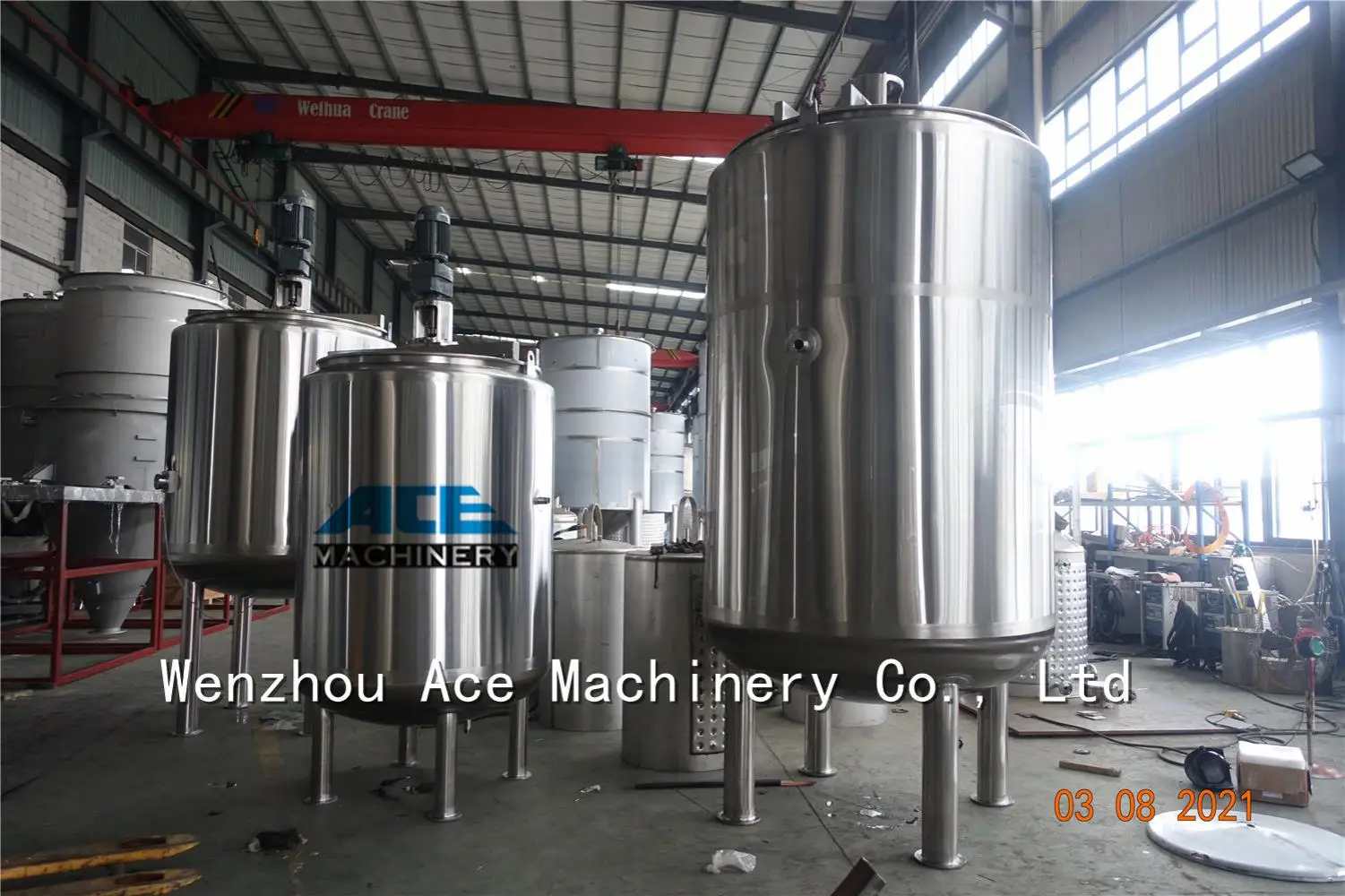 多機能乳液ミキサー大容量石鹸製造粉末液体混合機タンク Mixing Tank Manufacturer