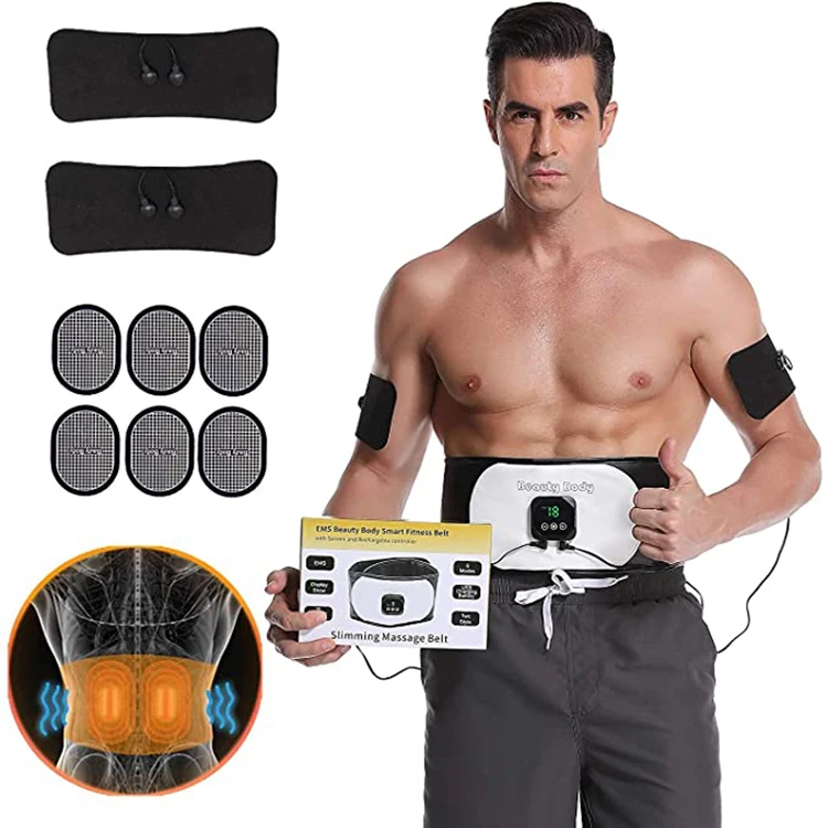Abdominal Muscle Stimulator,Abs Electric Equipment Muscle Trainer Exercise 