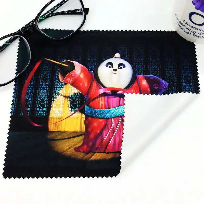 Салфетка для очков Microfiberb 12*12 см может быть изготовлена на заказ для бесплатных образцов