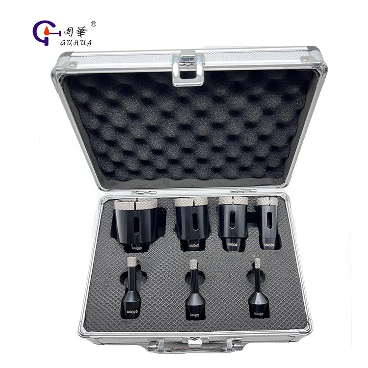 Vacuum Brazed Diamond Core Drill Bit Set for Granite 