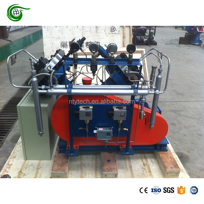 Inlet 4bar Discharge 350bar CO2 Booster Compressor Performance