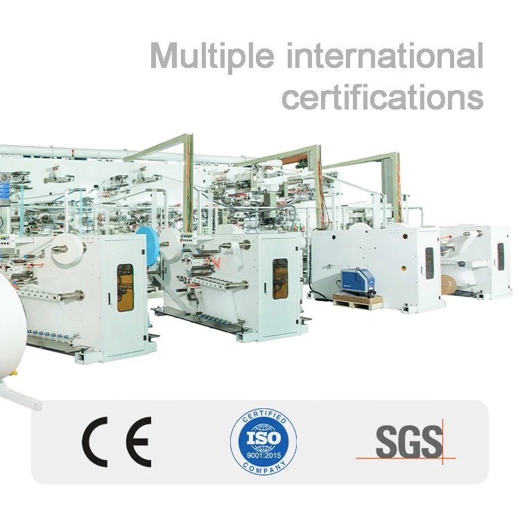 PEIXIN Small Scale Price in India Fully Automatic Kids Baby Diaper De Fabrication Couches Pour Bebe Making Machine