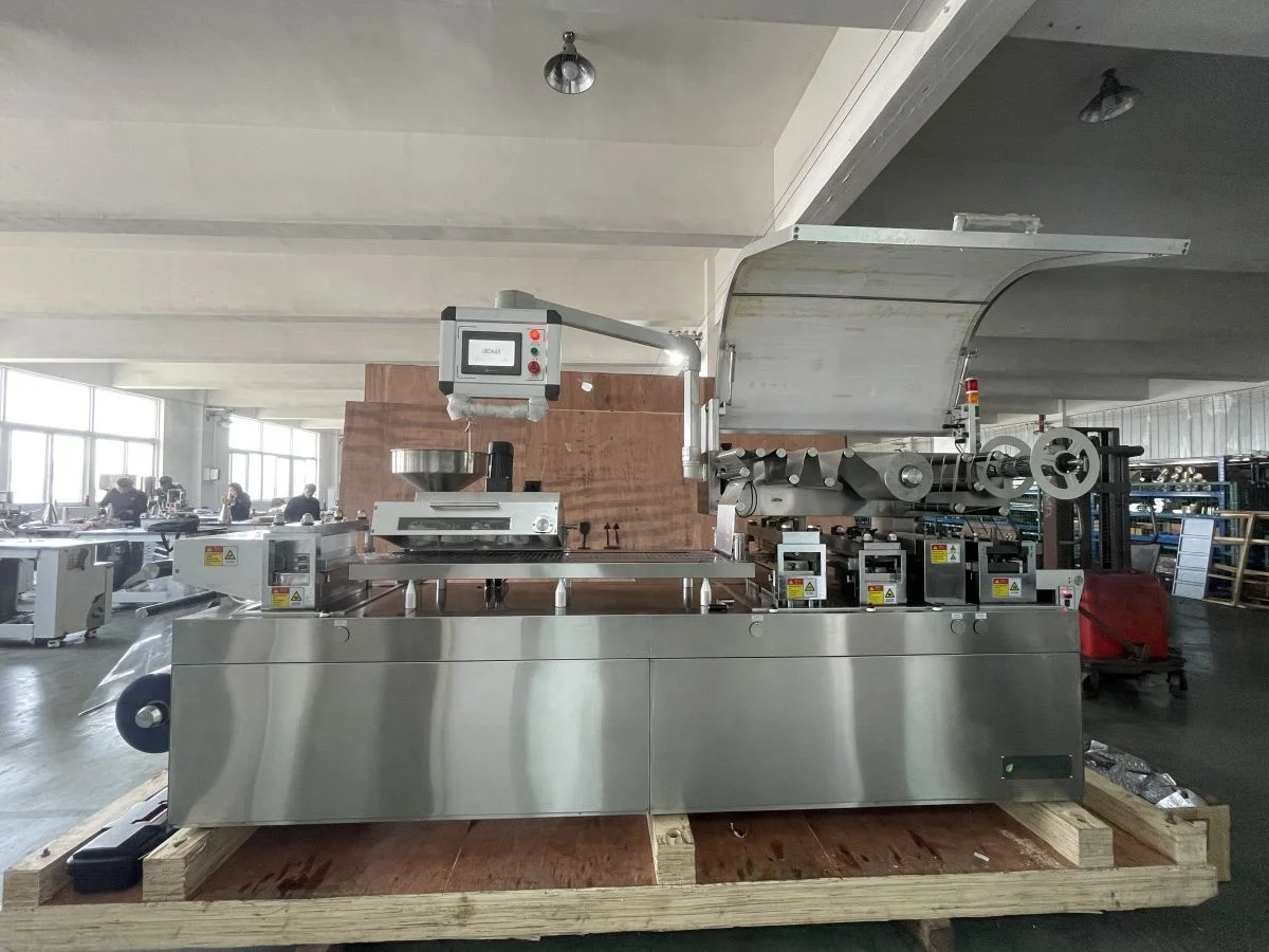 Автоматическая Мини блистерная упаковочная машина для таблеток капсулы