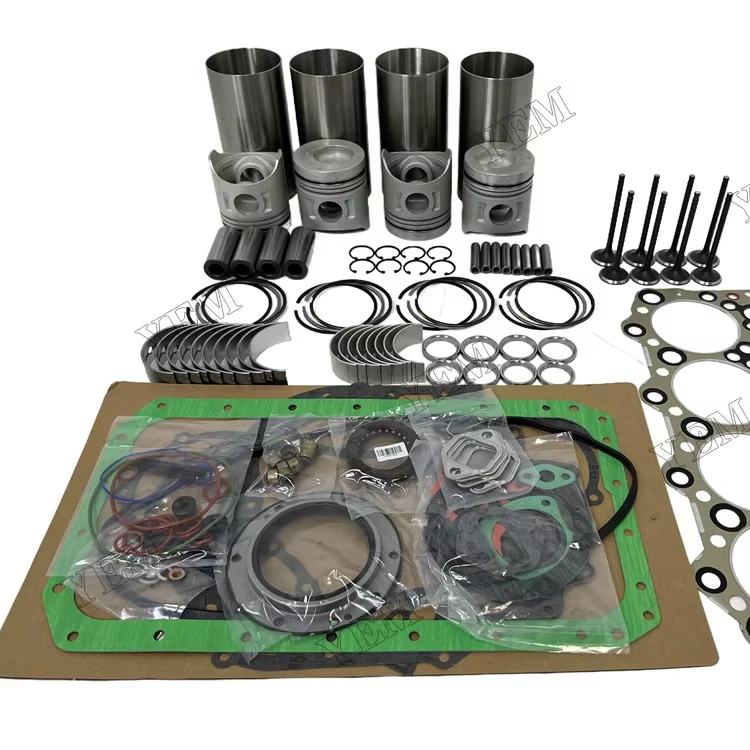 Agricultural Engine Parts Mitsubishi 4D31 4D31T Rebuild Kit for KATO 400-5 450 SK120 SK100 W Valves