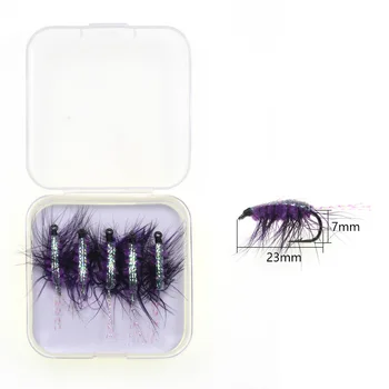 CHEERY New Arrival Cross-border Fly Fishing Lure Set, Bionic Insect Nymph & Dry Flies with Tungsten Bead Head, Equipped Fly Box – Lure – view 4