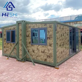 Customized Color Insulated Prefab Mini Expandable Container House 2 Bedroom Ready Made Prefabricated Tiny Portable Mobile Home