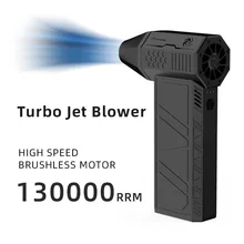 130000Rpm Portable Wild Mini Turbo Jet Blower Fan Rechargeable Electric Hand Cordless Ventiadores Air Jet Dry Blower