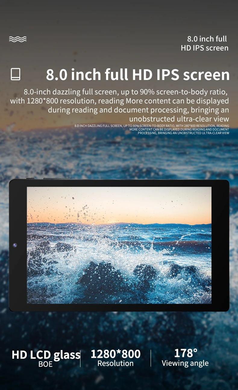 8 Inch Window 10 Tablet Pc Mini Laptop High Quality 2 in 1 2 in 1 Tablet Laptop Ram 4GB Rom 64GB