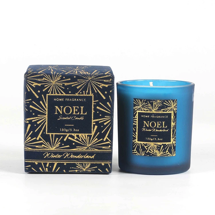 Профессиональное производство высококачественных Стеклянных рождественских ароматизированных свечей M & sense