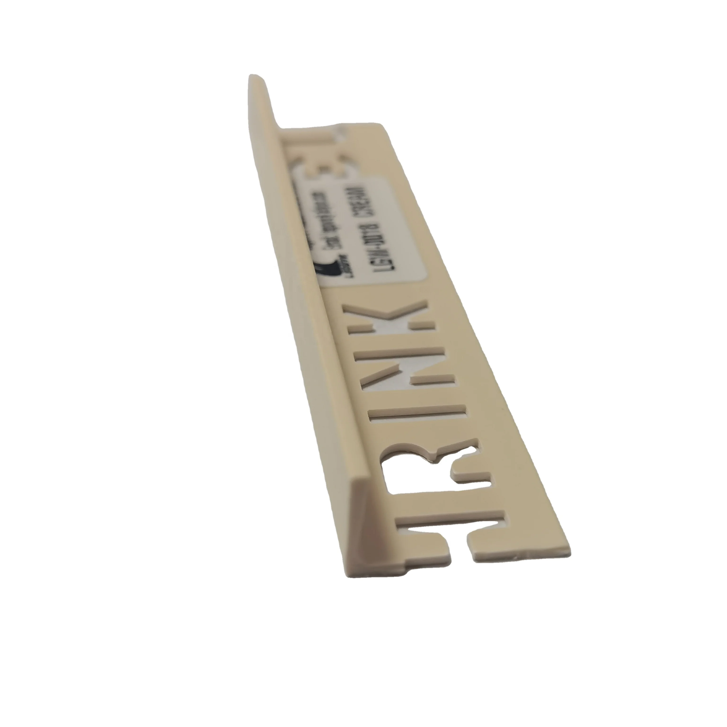 Right Angle L Shape PVC Corner Guard Tile Trim Edging for Flexible Rubber Floor Transition Strip Durable Plastic Border Trim
