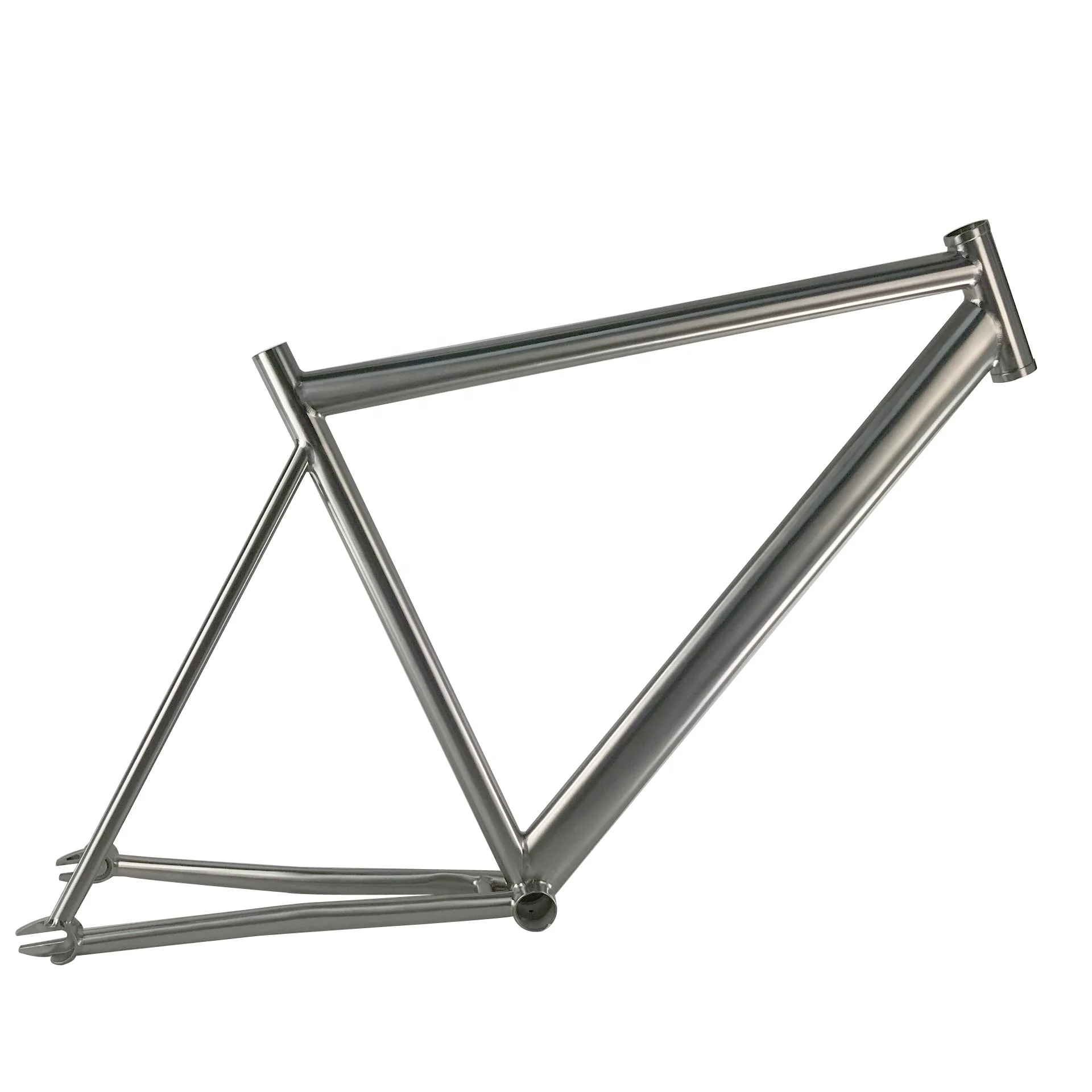 Single Speed Newest Titanium Fixed Gear Road Bike Frame Buy Fixed Gear Bike Frame,Titanium