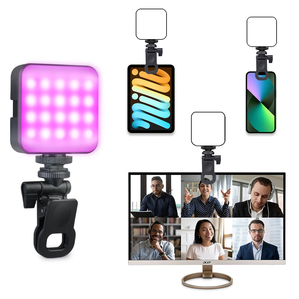 Vloglite T64RGB Vlogging Starter Smartphone Phone Kit Lighting