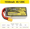1550mAh 120C 4S
