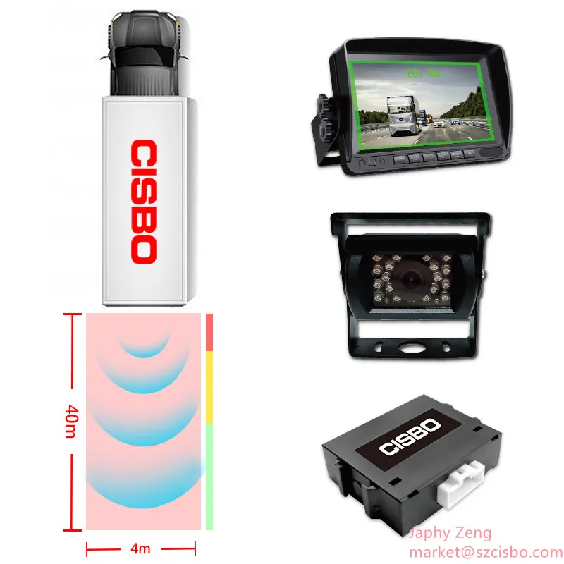 Pwas System Radar Proximity Warning Camera for Crane