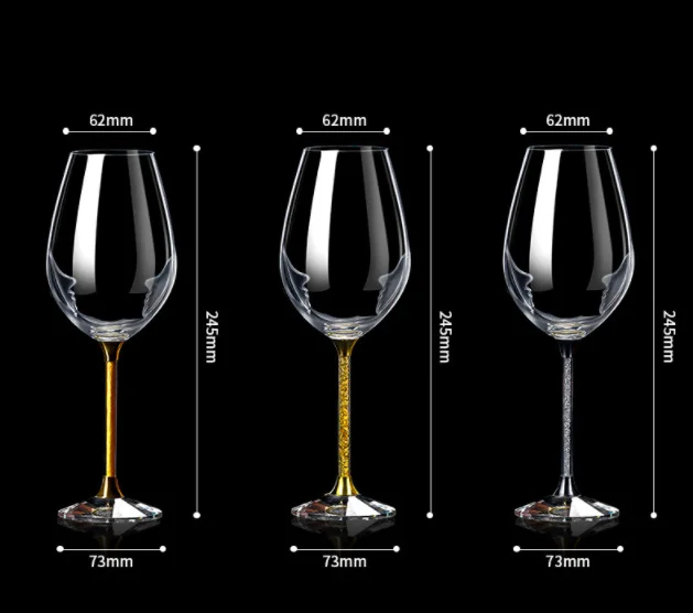 2023 New Crystal Clear Crystal Goblet White Wine Glass,Wine Glass,Red