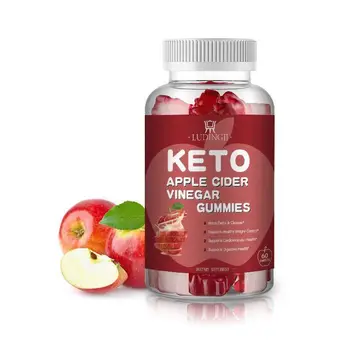 Private label Organic flat tummy apple cider vinegar gummy vitamins nutrition -helps detox weight control gummies