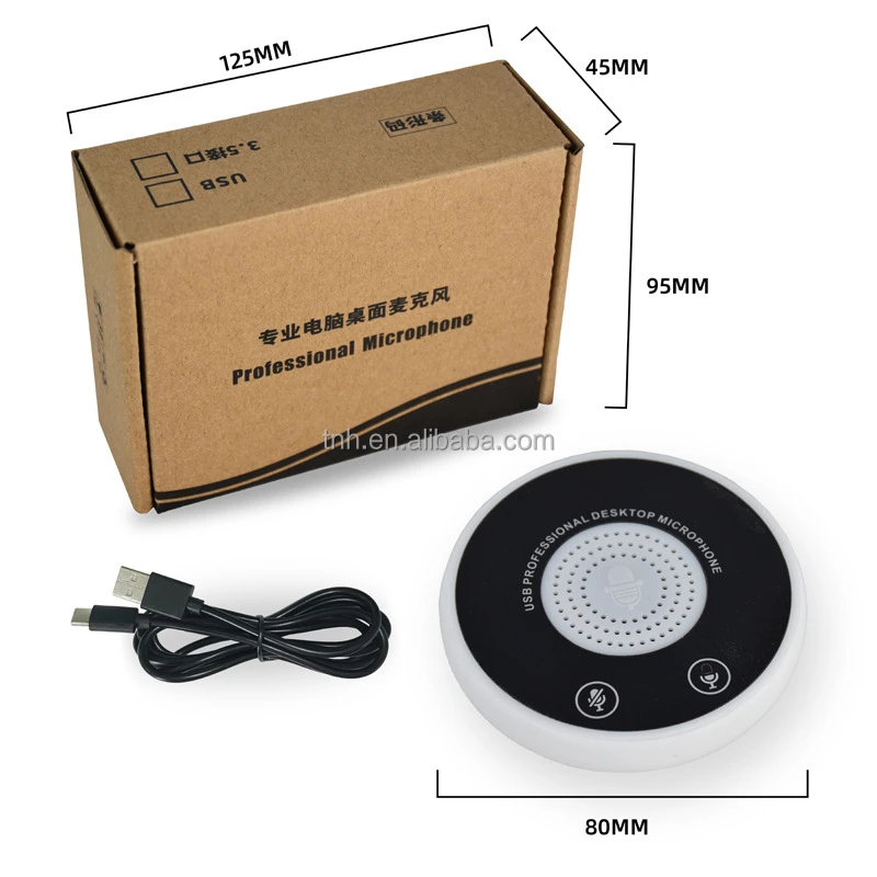 TNH USB-ZX665 Plug n Play USB Conference Microphone Speaker