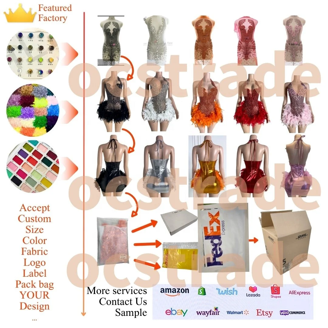 Ocstrade Sperkly Birthday Dress for Women Rhinestone Beaded Applique Panel  Dress Luxury Sexy Dress Women Night Club Black Color| Alibaba.com