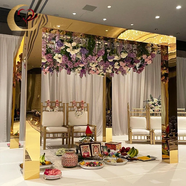 SIDIXUAN TD010 Romantic Elegant High Quality Stainless Steel Wedding Arch Backdrop Stand for Wedding/Banquet/Hotel Party - Image 6