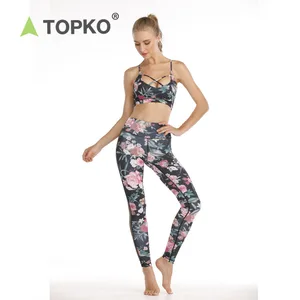 Topko High Quality OEM Compression Legging Eco Friendly Fitness Wear