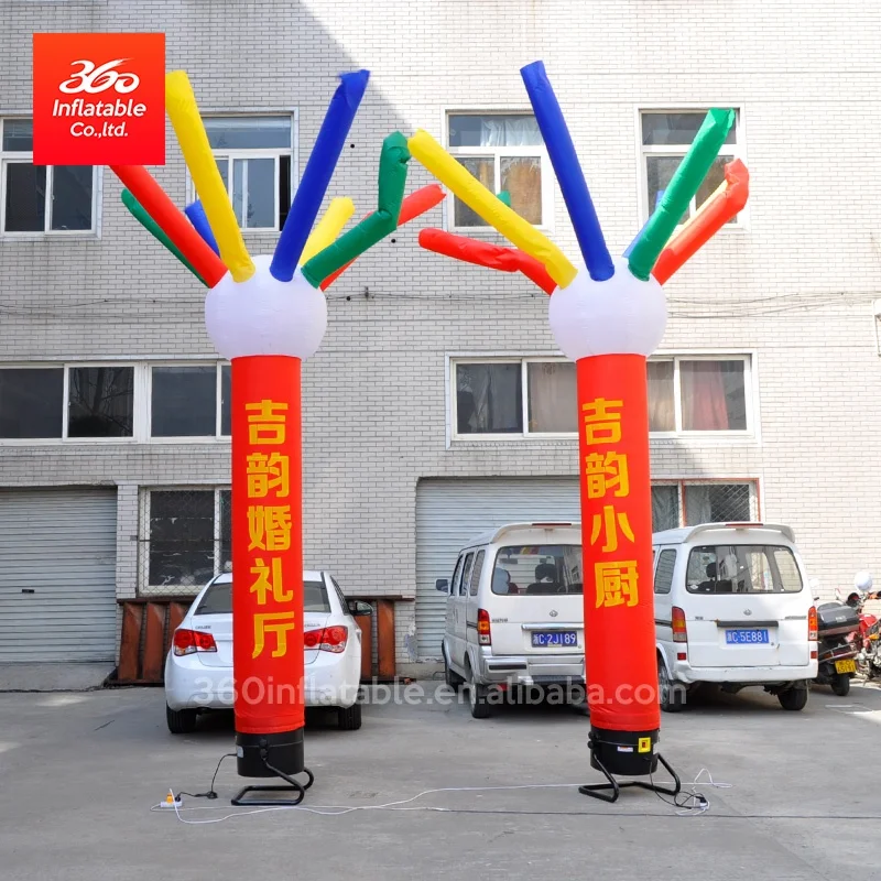 Tube Man Sky Dancer  Customization Custom Printing 6m height Air Dancer Blower Inflatable