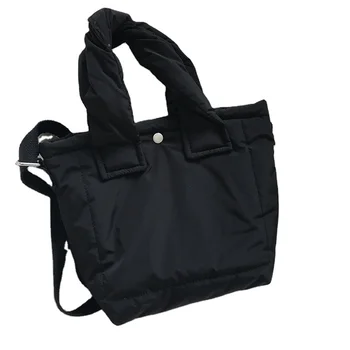 Korean fashion designer tote bags mini black handbag single shoulder small cute girls women handbag