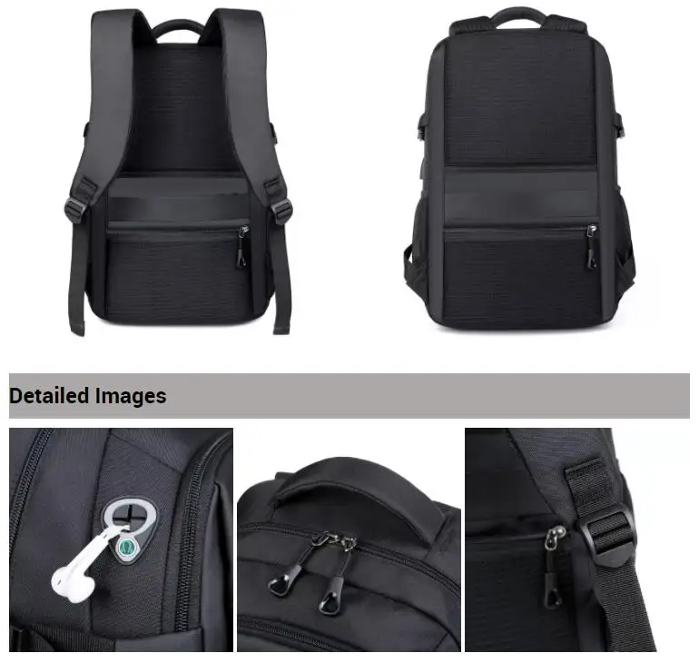 Remoid 15.6 Inch Travel Laptop Backpack Men Knapsack Decompress ...