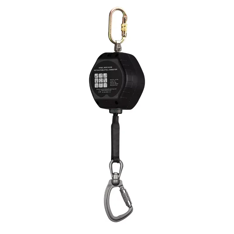 Heavy Duty Retractable Safety Quick Action Braking System Webbing 100kg Fall Protector Self Retracting Lifeline