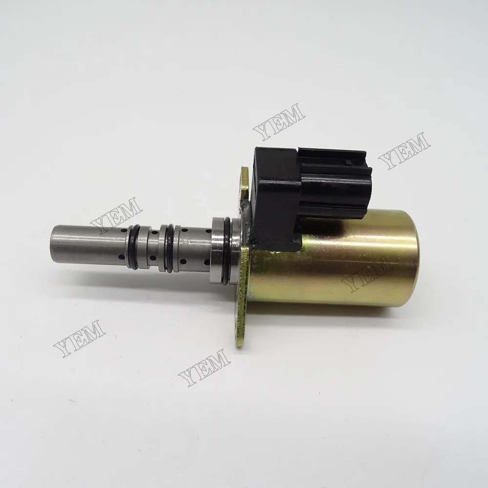For Kobelco SK60SR Solenoid Valve Black Plug 4 Hole Machinery Engine Spare Parts 2