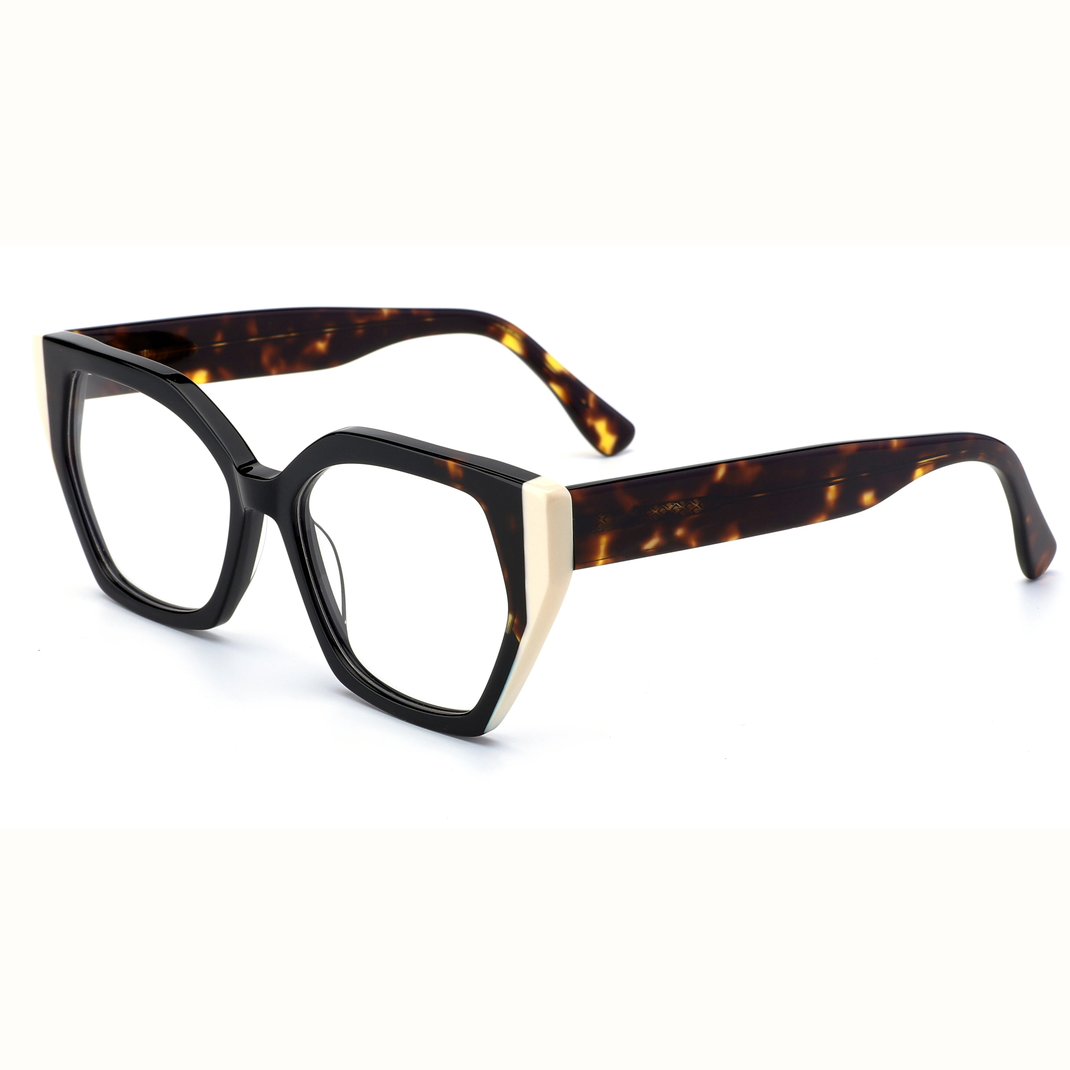 Retro Cat Eye Eyeglasses Frame - Vintage Acetate Optical Glasses