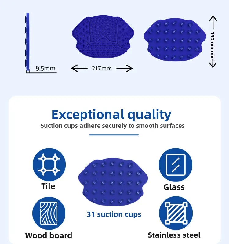 Dog Slow Food Bowl Pet Licking Mat & Silicone Toy for Puppy Cat Feeders Premium Quality Pet Bowls & Food Plate supplier