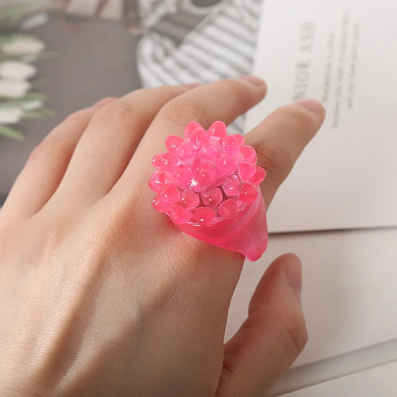 Рекламные мигающие светодиодные кольца для вечеринок желе светящиеся игрушки