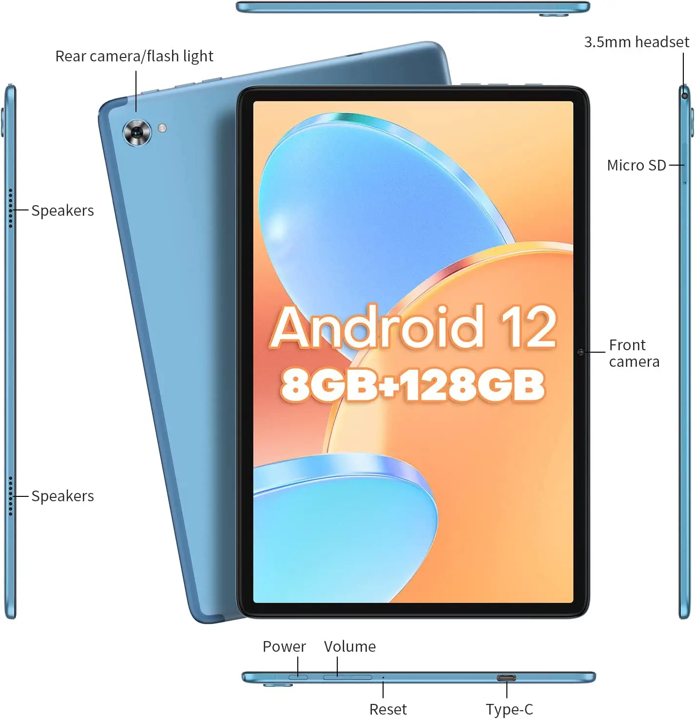 Teclast M40 Plus - 10.1 Inch Tablet with 8GB RAM & 128GB Storage
