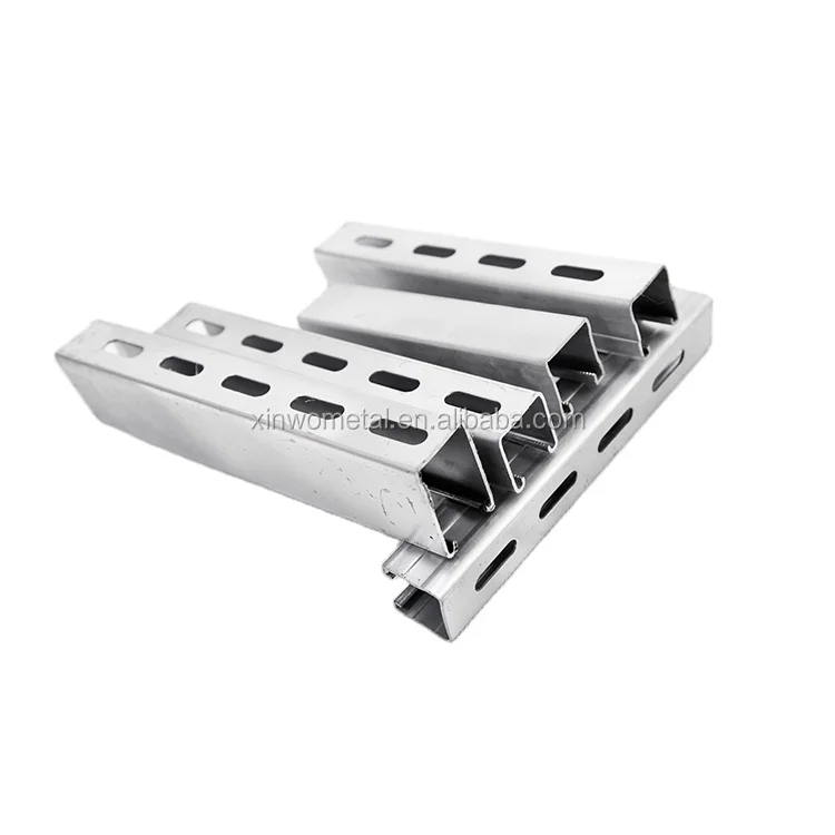 Galvanized c Channel Powder Coated White Unistrut