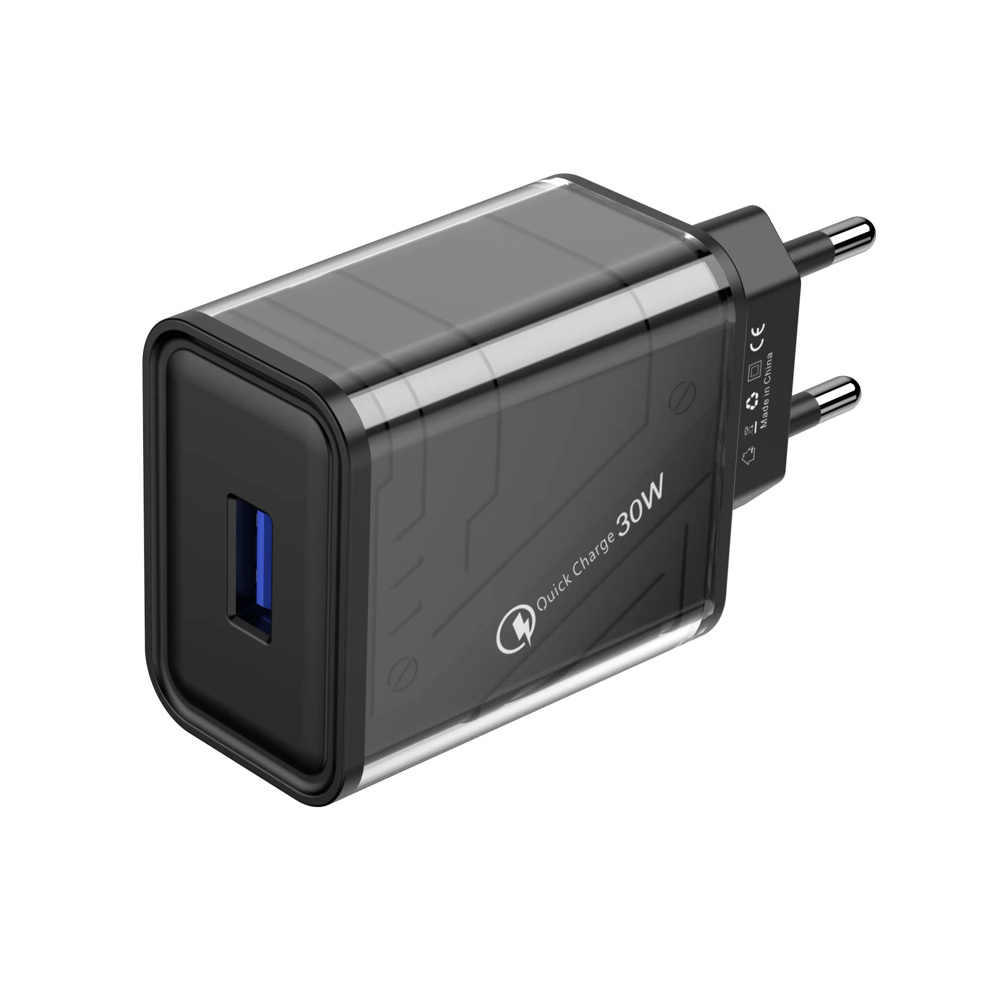 Hot Selling 18W QC3.0 USB-A Portable Fast Charging Power Supply Adapter Wall Charger for Phones & Earphones H8eeec6c159d54552aae93bcd4f9684e8F